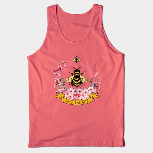 Save the bees Tank Top by BlackOcult